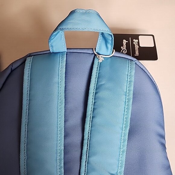 NWT Disney Loungefly Lilo & Stitch Clutching Heart Backpack Full Size School - Picture 8 of 13